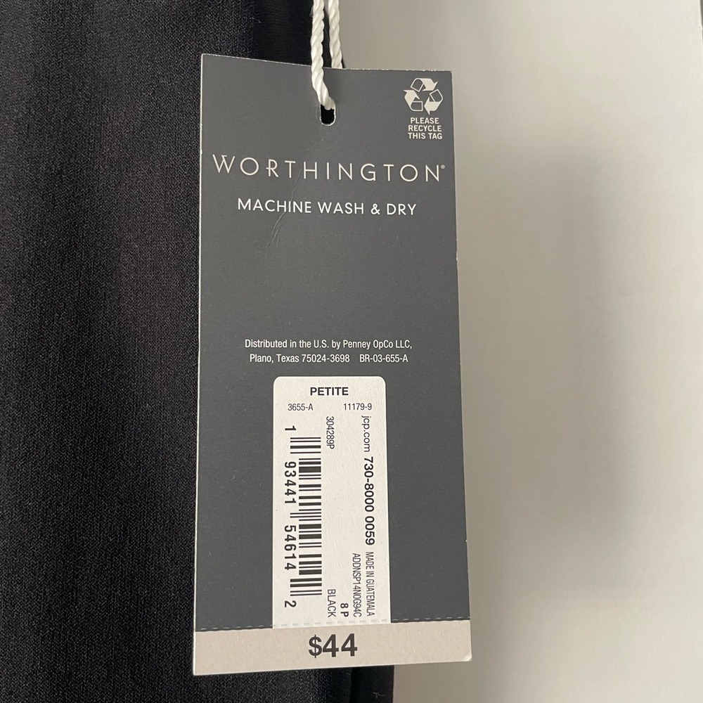 Worthington 8P Dress Leggings Stretchy Skinny Office Formal Business Boss Girl - Picture 4 of 7